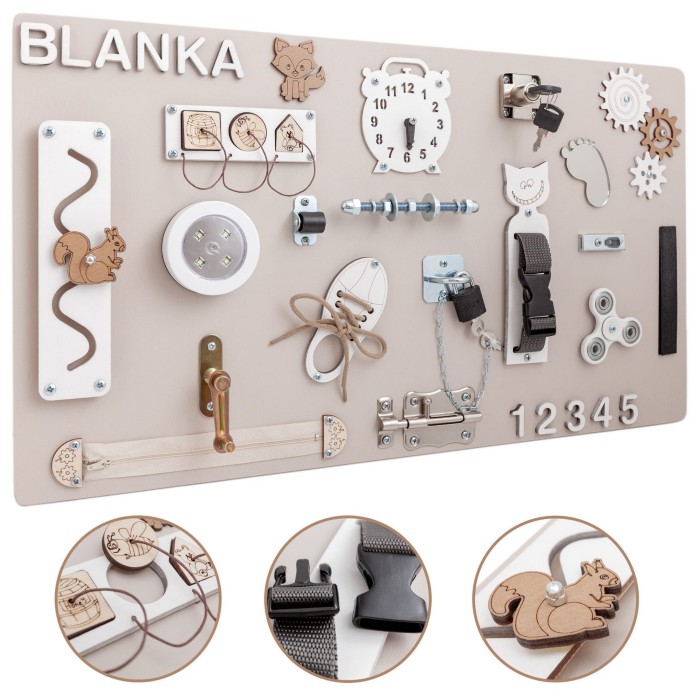 Tablica manipulacyjna sensoryczna xl