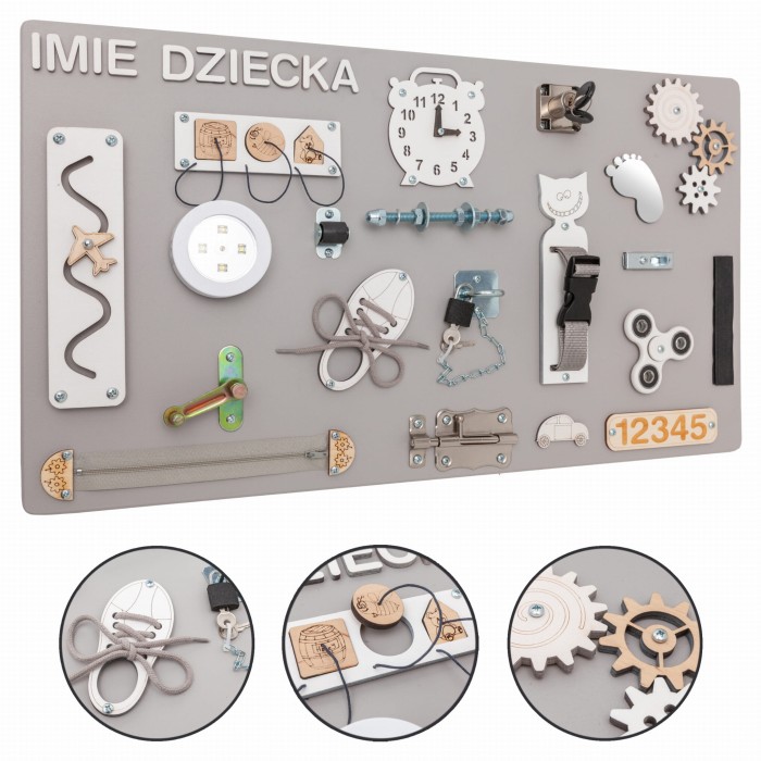 Tablica manipulacyjna sensoryczna XL